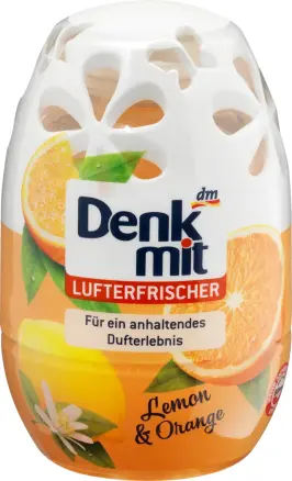Освіжувач повітря Декоративний Denkmit Lufterfrischer Lemon&Orange Денкміт цитрус Лимон Апельсин 150мл