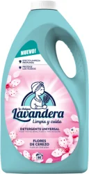 Товар Гель для прання Універсальний Lavandera Flores de Cerezo Detergente Universal Лавандера рожеві квіти 90прань 4500мл