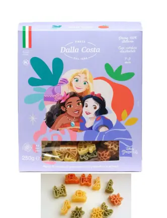 Макарони Дитячі Мультяшні Dalla Costa Disney Princess Pasta Далла Коста Паста Дісней Принцесси Коробка 250г
