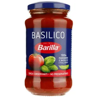 Соус Базиліковий Barilla Basilico Барілла томатний з базіліком склобаночка Червоний 400г