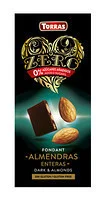 Чорний шоколад Torras без цукру torras zero with almonds з мигдалем 150 г