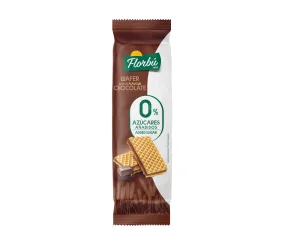 Товар Вафлі світлі Без цукру Florbu Wafer sabor flavour Chocolate 0% sugar Флорбу з Шоколадним кремом 150г