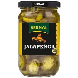 Товар Перець Мексиканський маринований Bernal Encurtidos Jalapenos Бернал Халапеньо Гострий в розсолі Зелений Банка 300г