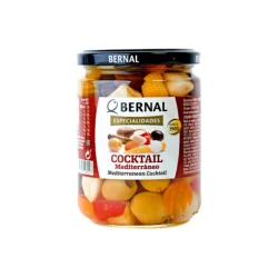 Товар Овочі Мариновані Середземноморські Bernal Encurtidos Cocktail Mediterranean Бернал Коктейль в розсолі Мікс Банка 250г