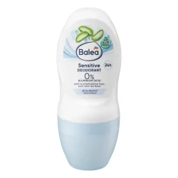 Товар Антиперспірант Жіночий Кульковий Сенсітів Balea Sensitive Roll-On 24h Балеа Чутлива шкіра без спирту та Алюмінію 50мл
