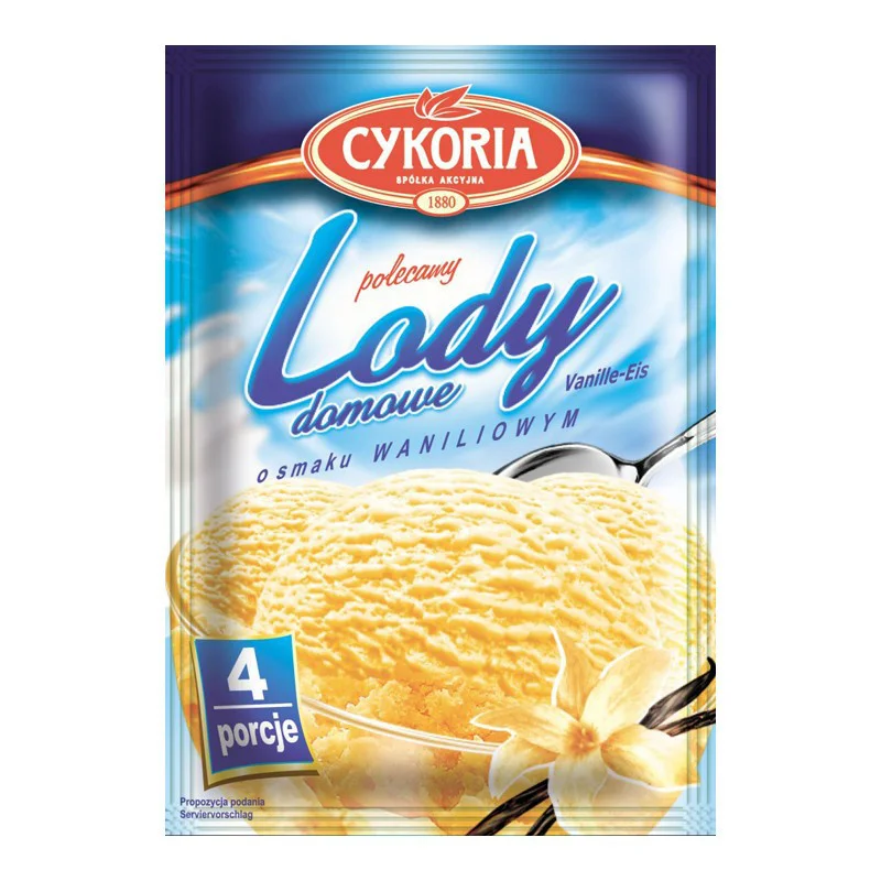 Порошок для приготування морозива Cykoria lody domowe з ванільним смаком 60г
