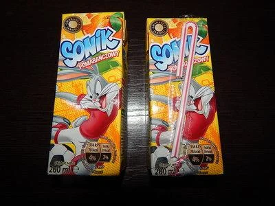Сок апельсиновий Sonik sonik pomaranczowy 200 ml.