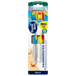 Товар Зубна щітка Dontodent Kids Milchzahn дитяча для молочних зубів від 3 до 6 років 125г