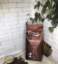 Товар Кава зернова Oroma з смаком капучіно 1кг