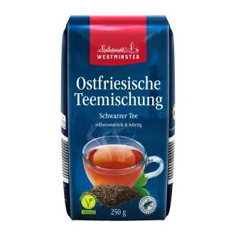 Чай чорний дрібнолистовий Westminster Schwarzer Ostfriesische Teemischung Black Tea з гранулами 250г