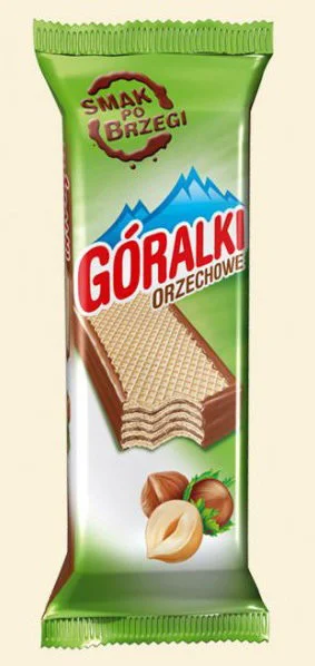 Вафельки goralki  Goralki лісовий горіх 50 г горалки