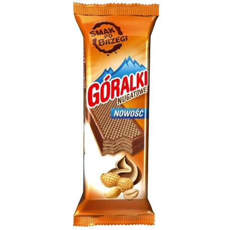 Вафельки goralki  Goralki арахісові 50 г горілки