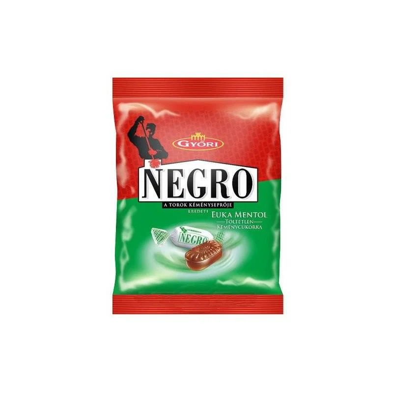 Льодяники Gyori Negro mentol Негро Евкаліпт ментол 79г