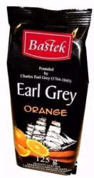 Товар Чай великолистовий чорний Bastek earl grey orange з бергамотом і апельсином 125г