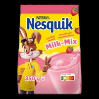 Напій Какао розчинний Nestle Nesquik Milk-Mix Strawberry Несквік зі смаком Полуниці Пакет 350г