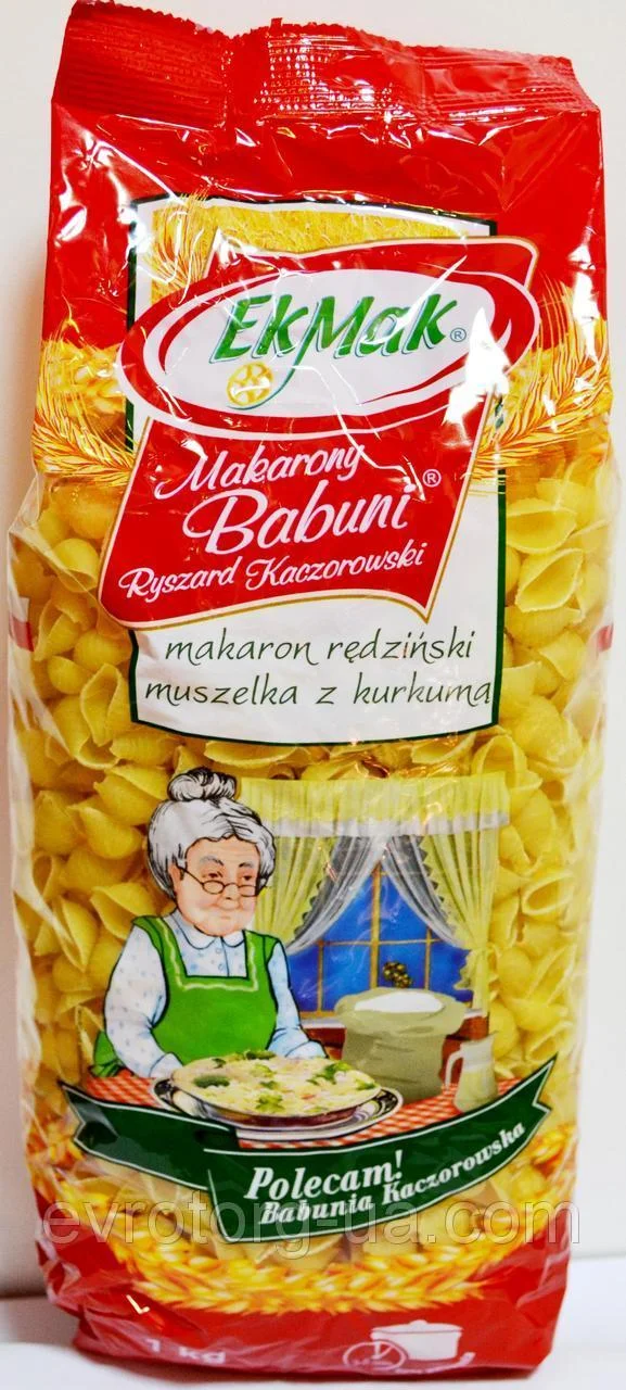 Макарони мушля EkMak ekmak makarony babuni 1 кг