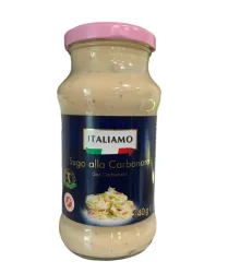 Товар Крем соус Сирний Карбонара Italiamo Sugo alla Carbonara Crema Італьямо класичний 340г