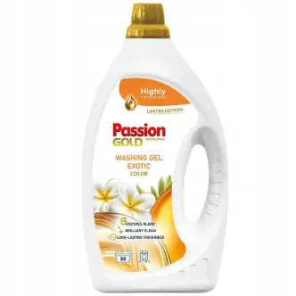 Гель для прання Колор Passion Gold Professional Color Exotic Flower Пашен Голд Професійний Екзотичні квіти 88прань 3520мл