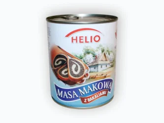 Товар Маса макова з Сухофруктами кулінарна Helio masa Makowa z Bakaliami Геліо для випікання Євробанка 850г