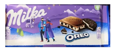 Товар Шоколад плитка Milka Oreo Chocolate Classic Мілка сендвіч молочний шоколад з Орео 92г