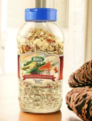 Товар Приправа для Страв Сушені овочі та Зелень RMix Wloszczyzna suszona Dried Fruits Рмікс Суміш 9 овочів Банка пластик 300г