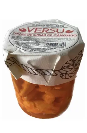 Клешні Краба із сурімі Versu Pinzas de Surimi de Cangrejo Версу в олії Банка 225г