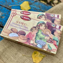 Товар Набір Печиво Асорті Іспанське El Santo Surtido Mantecados de Estepa Polvorones Especialidades Ель Санто Польворонес 8шт 300г