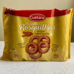 Товар Печиво з корицею Кільця Cuetara Rosquillas con Canela Куетара з цукровою крошкою Пакет 600г