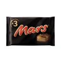 Новий Товар Набір Шоколадні батончики Mars Snacksize Bars 3x Multipack Nougat Caramel Марс молочний шоколад з карамеллю та нугою 3шт 135г