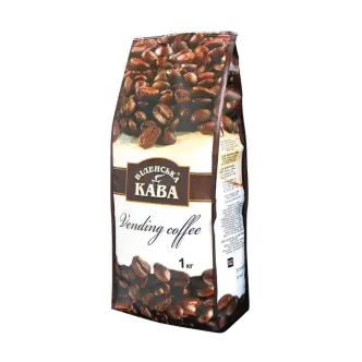 Кава в зернах Віденська кава Vending Coffee Купаж арабіки та Робусти Пакет 1000г