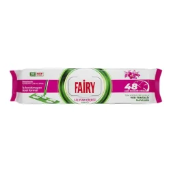 Товар Серветки для миття Підлоги під швабру Моп-систем Fairy Wipes Probiyotik Karbonat Lilyum MOP 48H Фейрі Софт клін оцет з содою 50шт