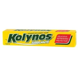 Товар Зубна паста Відбілююча Kolynos Super White Delicious Refreshing Protection Колінос з фтором і кальцієм Освіження та Захист 75мл