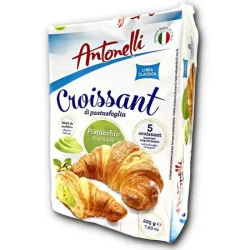 Товар Круасан з листового тіста Antonelli Croissant Pistachio di PastasFoglia Антонеллі Фісташковий крем 5шт 225г