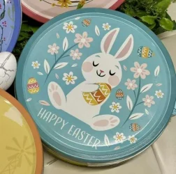 Товар Печиво Cвяткове Jacobsens Bakery Happy Easter Time Funny Little Bunny Mix Якобсенс мікс з шоколадною крихтою жб Бокс 340г