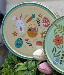 Товар Печиво Cвяткове Jacobsens Bakery Happy Easter Little Bunny Mix Якобсенс мікс з шоколадною крихтою жб Бокс 400г