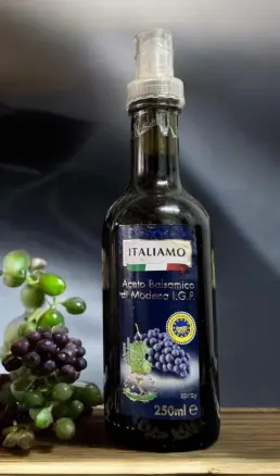 Бальзамічний Оцет Спрей винний Italiamo Aceto Balsamico di Modena I.G.P. Італіамо кулінарний Темний Пляшка з дозатором 250мл