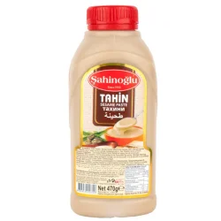 Товар Соус дієтичний Тахіні Кунжутна паста Sahinoglu Tahin Sesame Paste 100% Сезам фітнес паста без цукру 470г