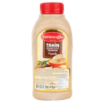 Соус дієтичний Тахіні Кунжутна паста Sahinoglu Tahin Sesame Paste 100% Сезам фітнес паста без цукру 470г