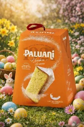 Товар Панеттоне Подарунок Святковий Paluani Pandoro di Verona Latte Fresco Italiano Tempo Giusto Палуані класичний Латте Бокс 1кг