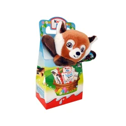 Товар Набір Солодощів з мякою Іграшкою Пасхальний Kinder Maxi Mix Fox Кіндер максі Мікс цукерок та плюшева руда Лисичка 133г