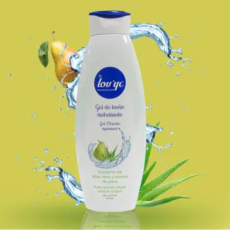 Гель для душу Lovyc Gel de Bano Hidratante Extracto de Aloe Vera aroma de Pera Ловік Алое вера та Груша 750мл