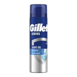 Товар Гель для Гоління Чоловічий з Дозатором Gillette Series Shave Gel Moisturizing Cocoa Butter Джілет Зволожуючий Кокосове масло 200мл