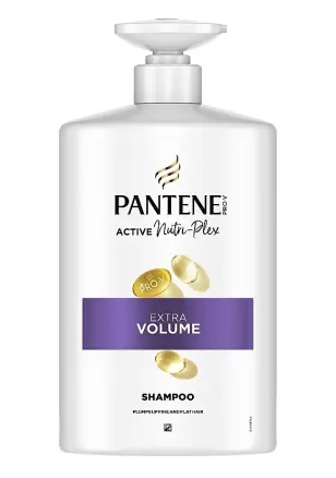 Шампунь для Тонкого Гладкого волосся Лікувальний Pantene Pro-V Active Nutri-Plex Extra Volume 3in1 Пантін Додатковий обєм 1л