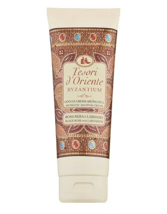 Крем для душу Ароматичний Релакс Tesori dOriente Byzantium Rosa Nera Aromatic Shower Crem Тесорі Візантія Чорна Роза Лабдан 250мл