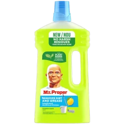 Товар Засіб для миття Підлоги Універсал Рідина Mr. Proper Summer Lemon Містер Пропер для Стін та кухні Лимон Каністра 1500мл