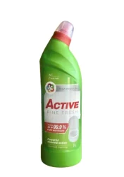 Товар Гель для чищення Унітазів Універсальний Active WC cleaner Pine Fresh Powerful Chlorine Action Актів Відбілюючий з Хлором 1л