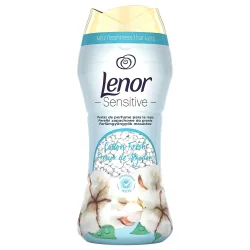 Товар Кондиціонер для прання Парфумований Гранули Lenor Sensitive Cotton Fresh Ленор для Чутливої шкіри Свіжість Бавовни Тубус 210г