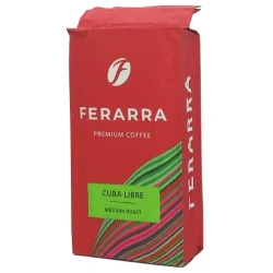 Товар Кава мелена Ferarra Cuba Libre Medium Roast Premium Coffee Ферара Куба Лібре 100% Арабіка з ароматом Кубинського рому Вакуум 250г