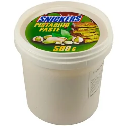 Товар Шоколадно-горішкова паста Snickers Pistachio Paste do Smarowania Kakao Снікерс паста з фісташками для Намазування Відерко 500г