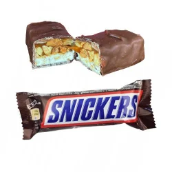 Товар Шоколадний батончик Snickers Peanuts Caramel Снікерс молочний шоколад з карамеллю та горішками 50г